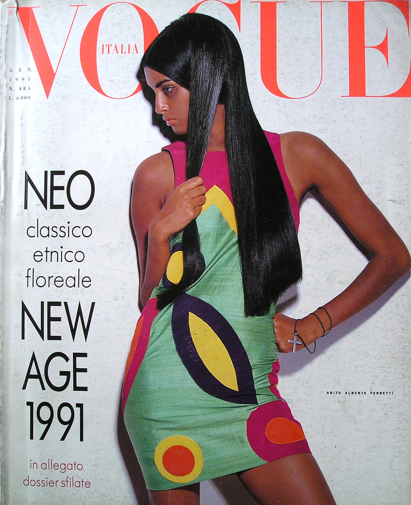 Meisel Vogue Italia January 1991 Cover