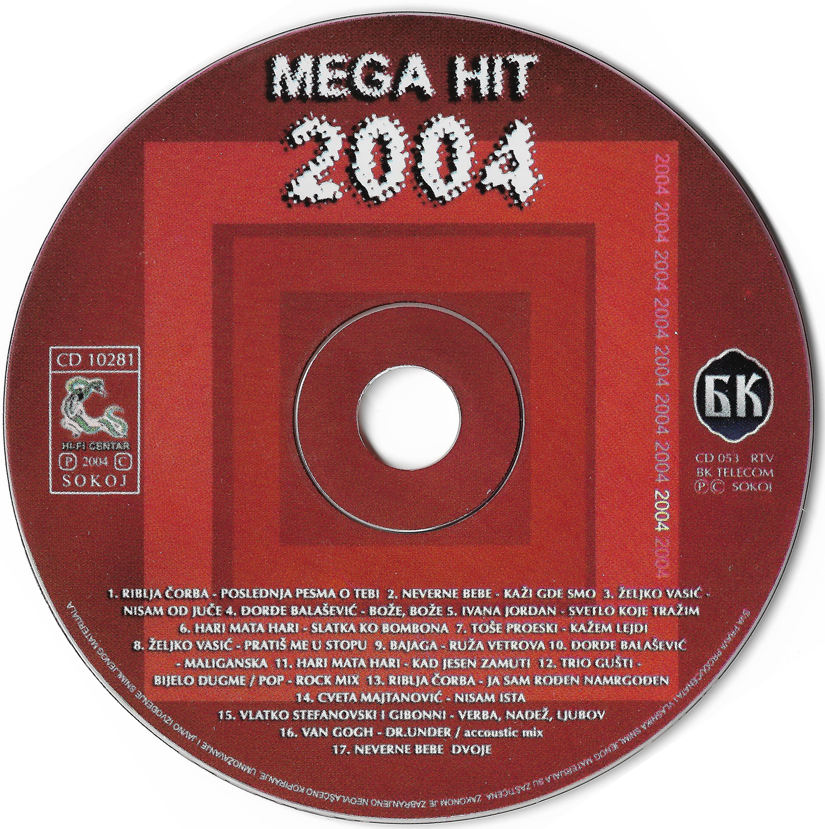 Mega Hit 2004 CD