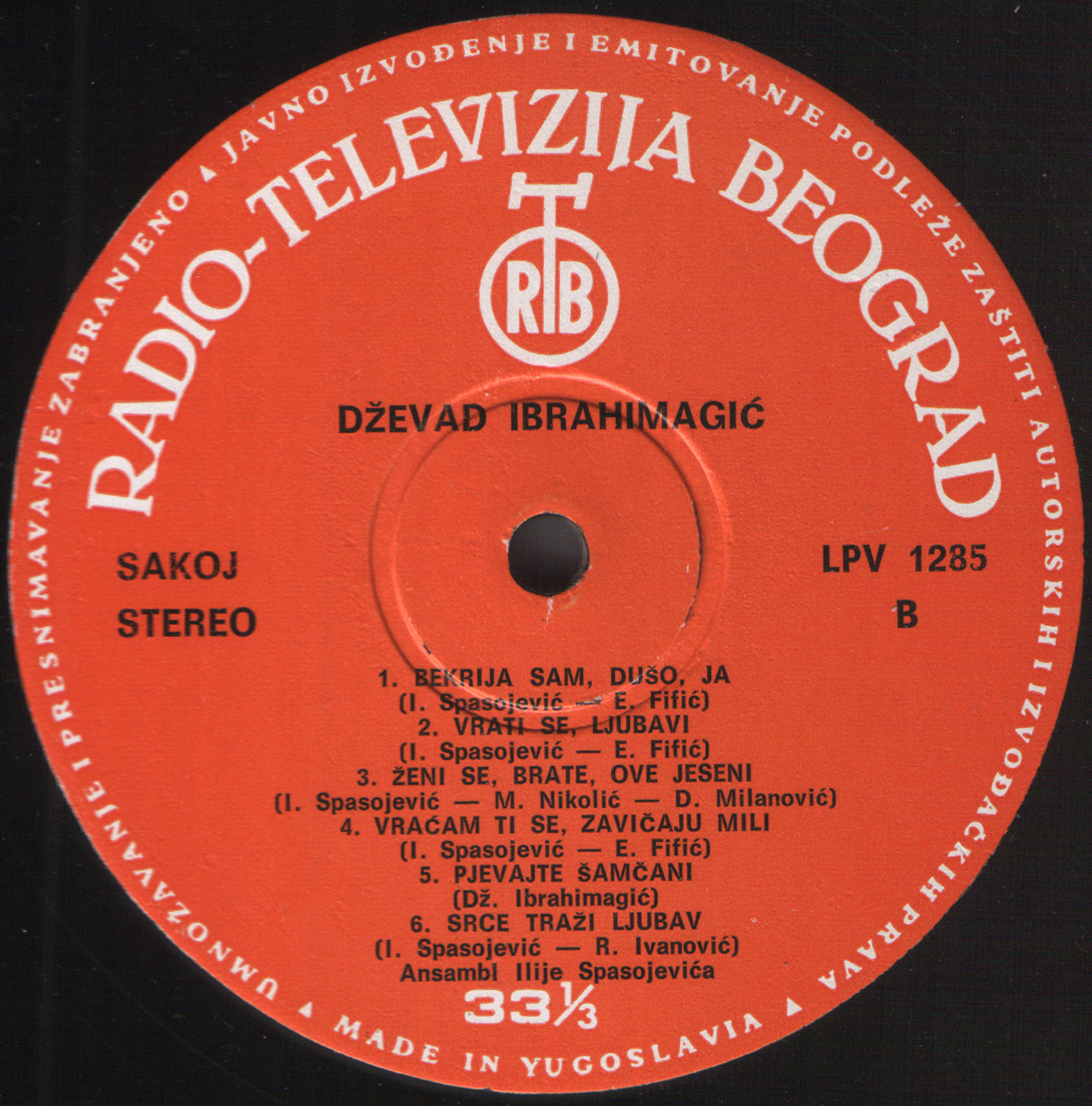 Dzevad Ibrahimagic 1974 B