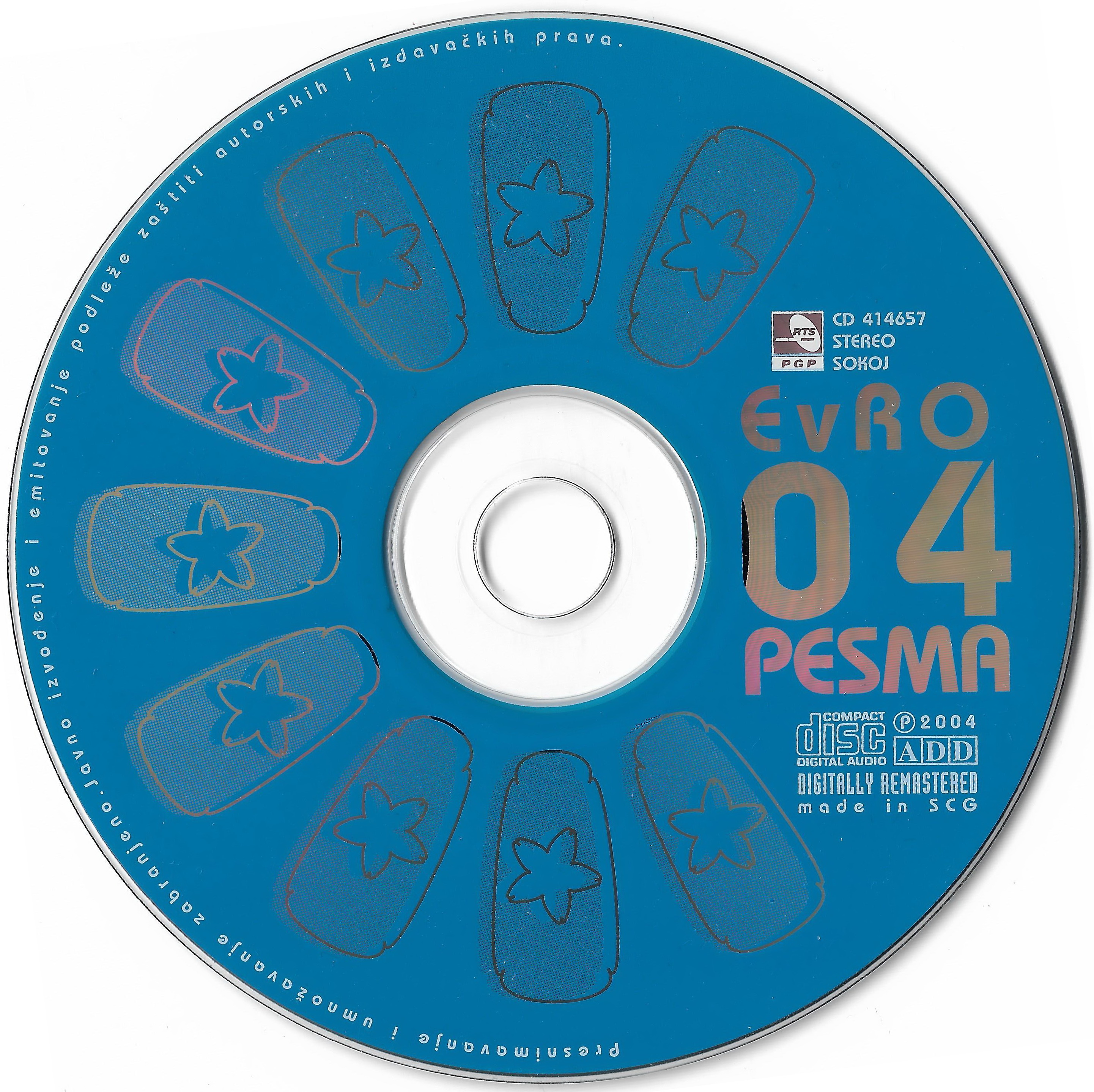 Evropesma 2004 CD
