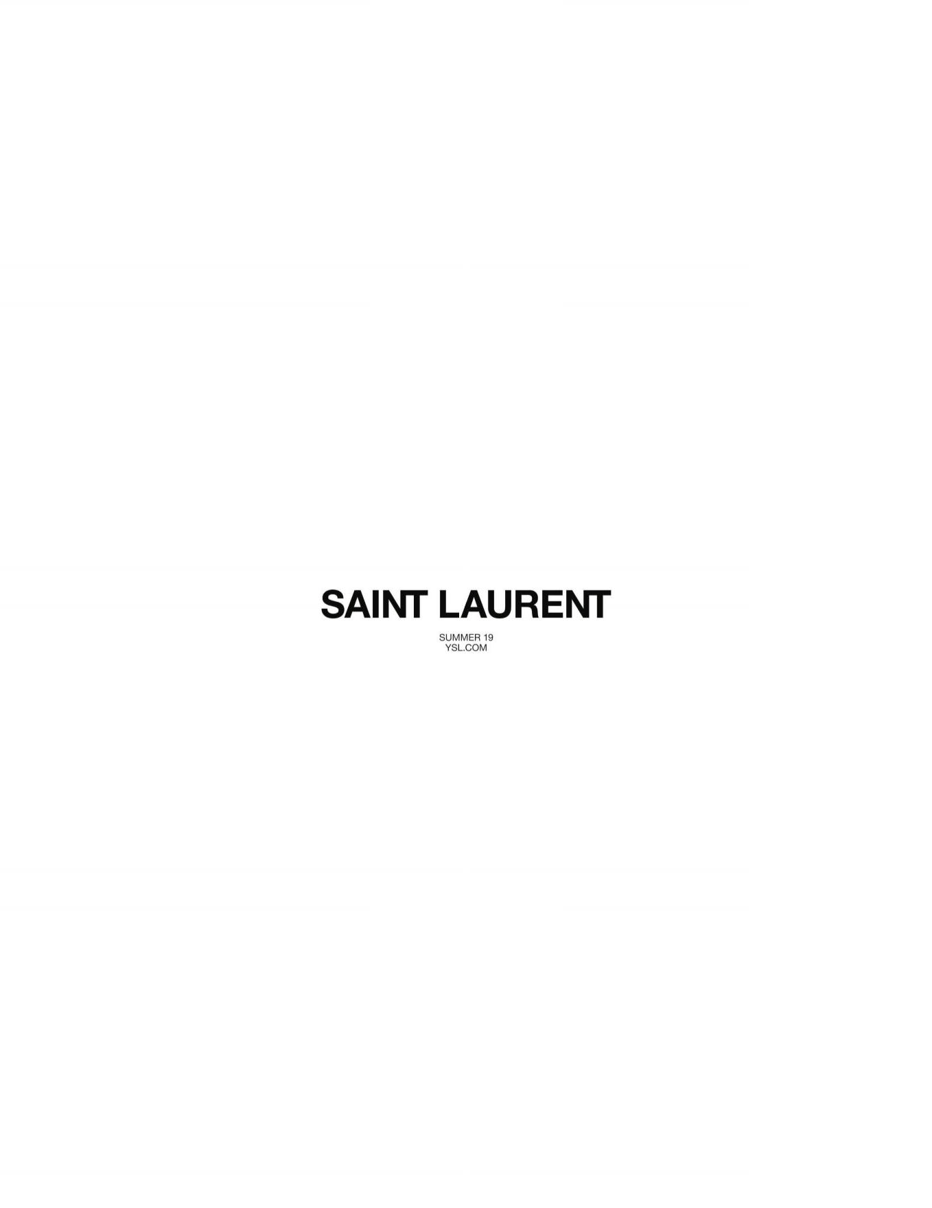 Teller Saint Laurent Spring Summer 2019 01