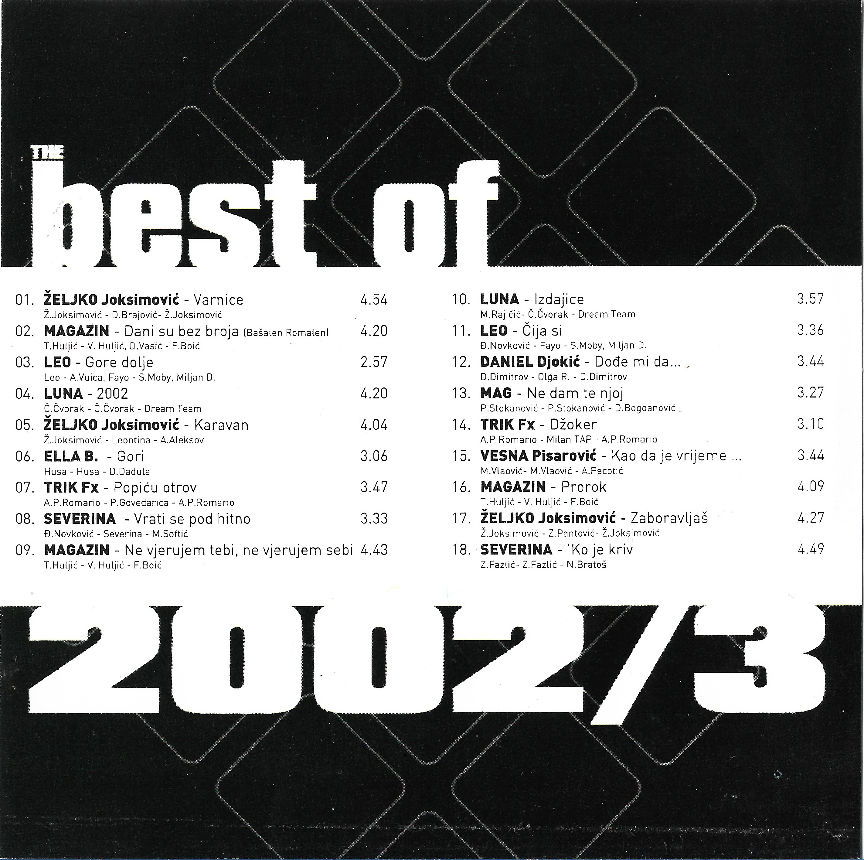 City TBF 20023 CD 2