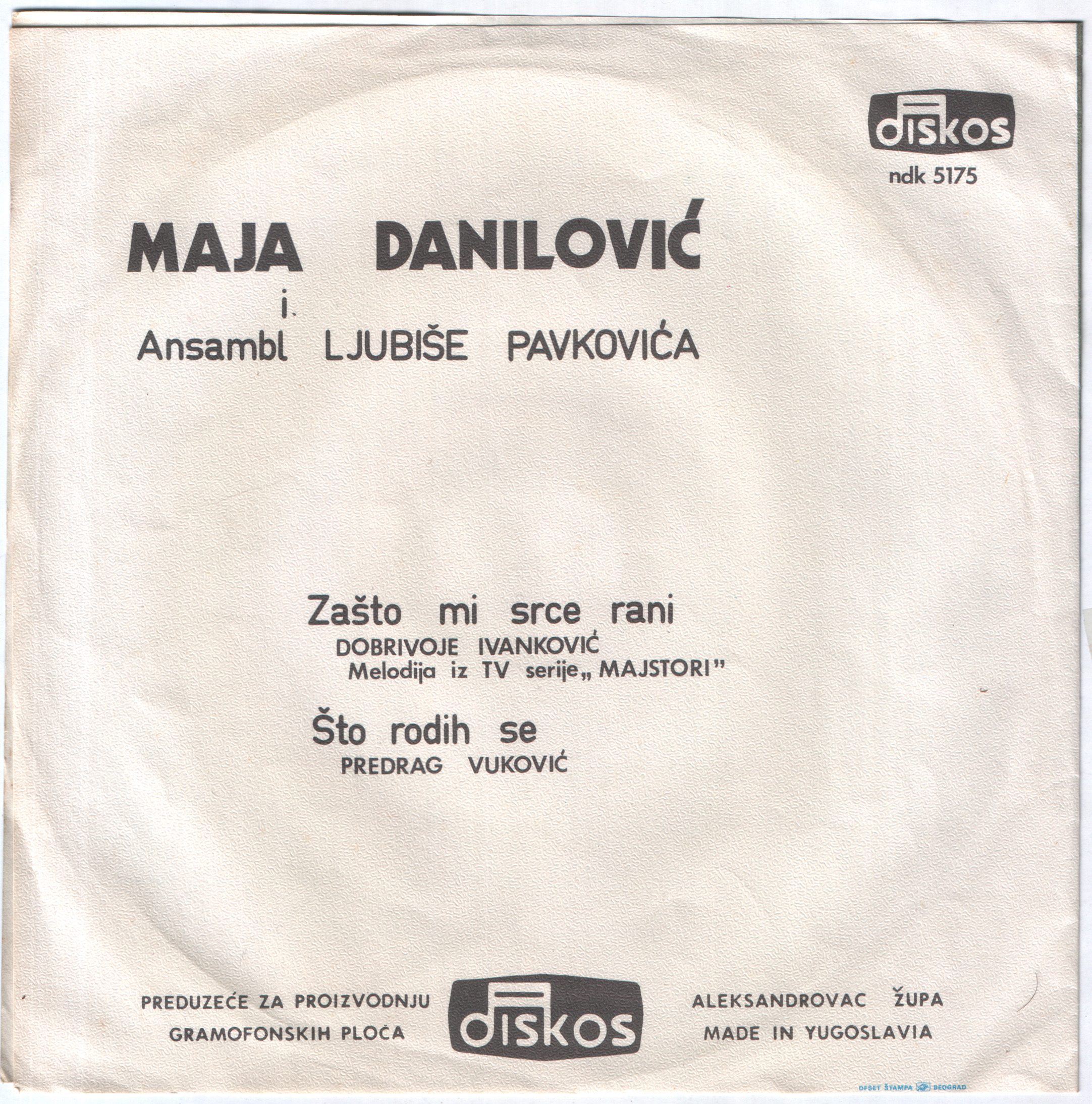 Maja Danilovic 1972 Z