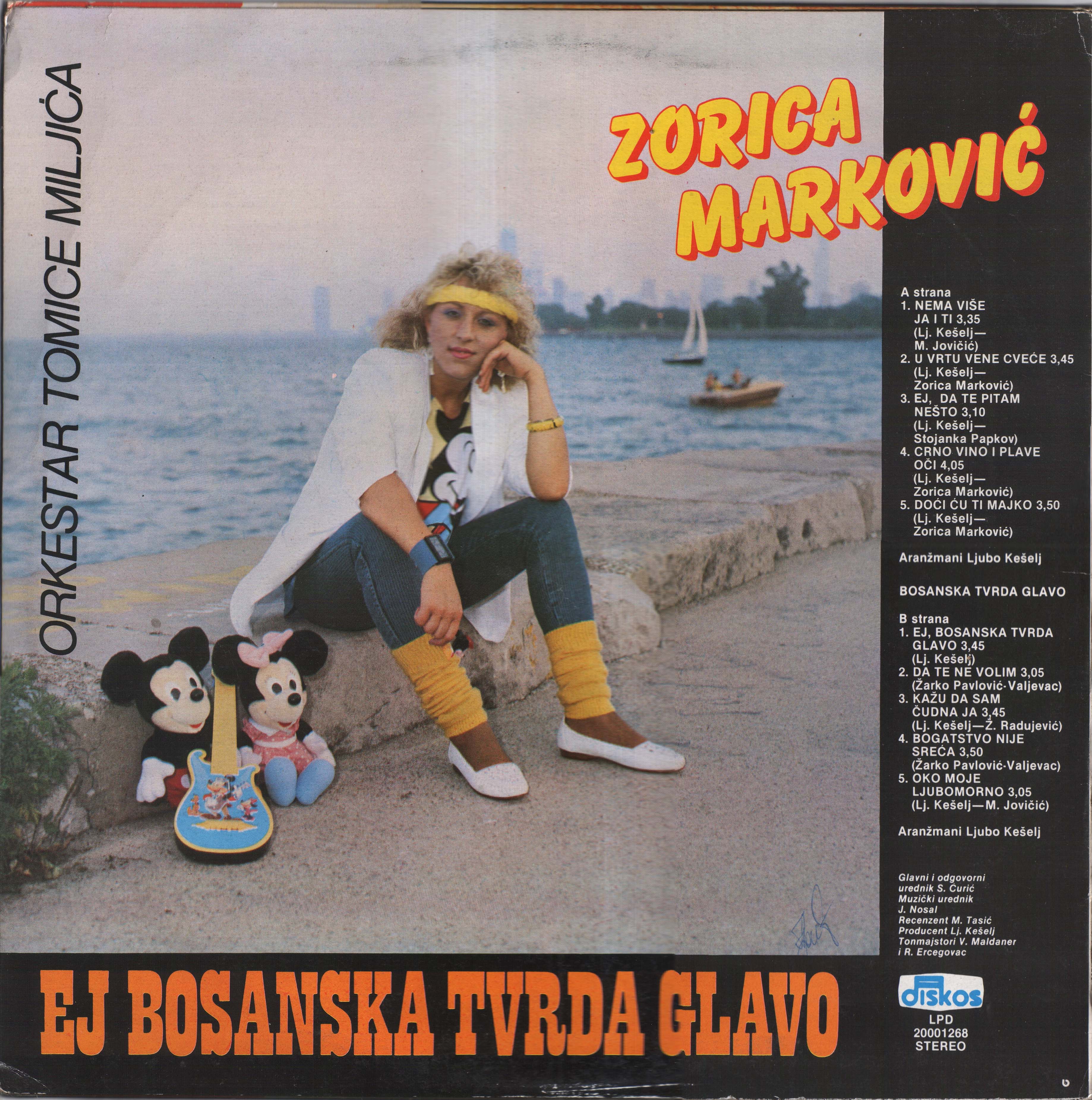Zorica Markovic 1986 Z