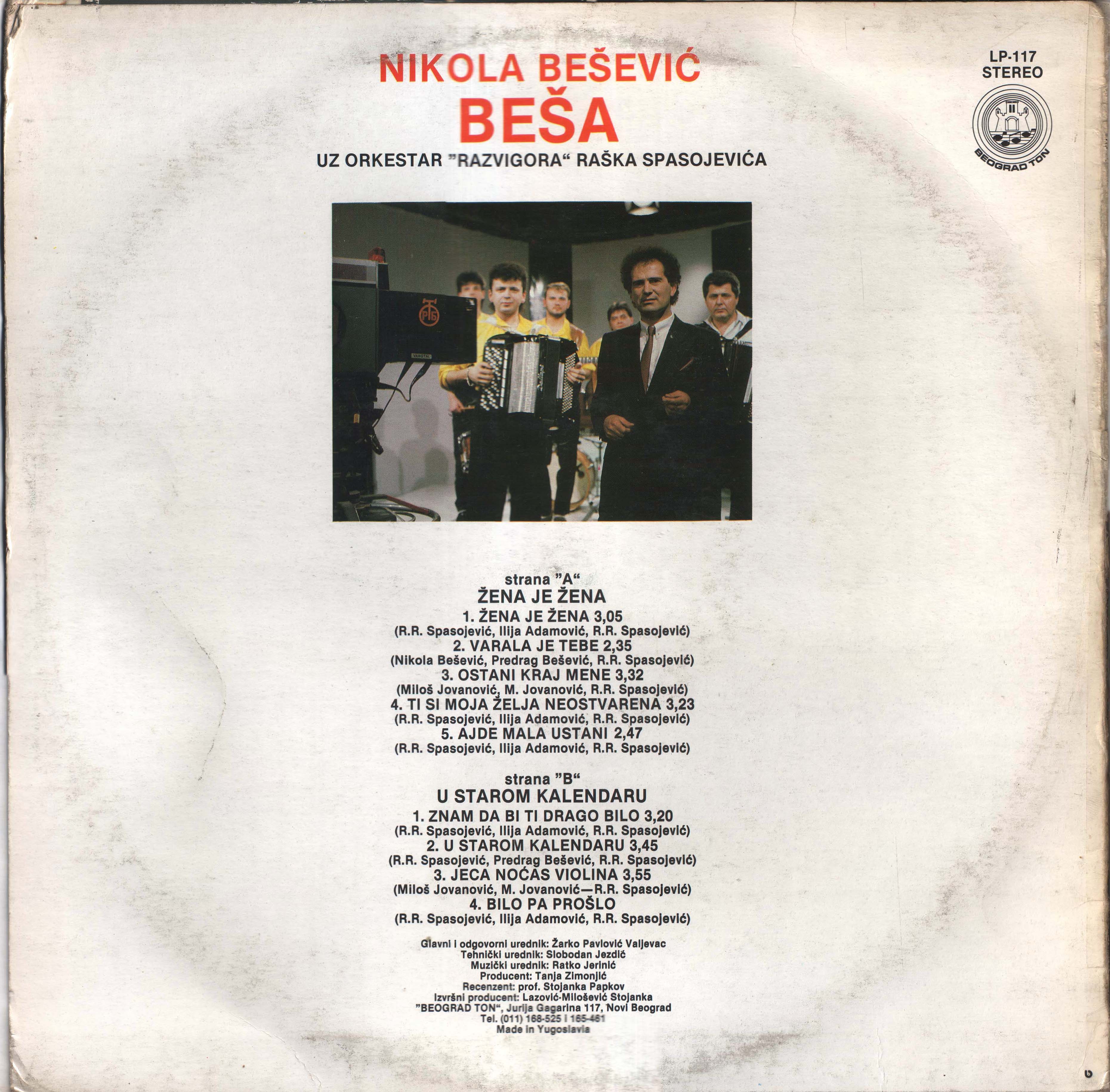 Nikola Besevic Besa 1989 Z