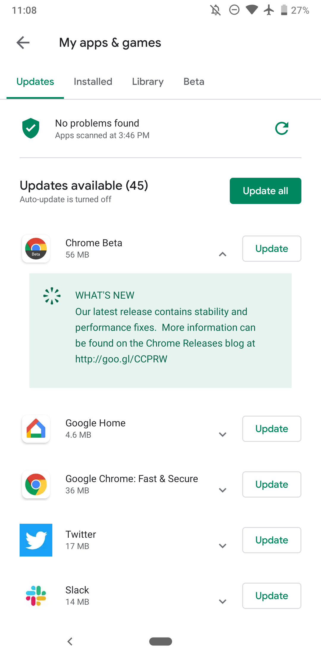 [Update: Fixed in 17.x] Google Play Store breaks inline app update ...