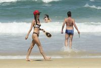 Alessandra Ambrosio - on the beach in Florianopolis Brazil - Dec 27 36t2q96izu