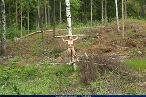 Krista Crucified In Forest [x54]a7capk3zrj.jpg